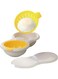 Microwave Egg Poacher for 2 Eggs &ndash; Double-Layer Egg Boiler Container with 2 Cavities &ndash; BPA-Free Egg Steamer Cup for Poached, Sandwiches, Quick Breakfast &ndash; Easy Clean, Yellow