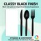LAVISH Biodegradable -9 Inch Bagasse Plates with Plastic Cutlery   10-Pack Eco-Friendly Disposable Dinnerware Set for Hot &amp; Cold Food