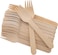 LAVISH Disposable Wooden 50 Pcs Forks; Eco-Friendly Bamboo Forks, Compostable Utensils for Parties and Events, Sustainable and Biodegradable Tableware