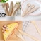 LAVISH 300 Pcs Wooden Cutlery Set Disposable Bamboo Cutlery Eco Friendly 100% All-Natural Birchwood Biodegradable for Picnic Party Celebrations - 100 Wooden Forks, 100 Wooden Knives, 100 Wooden Spoons