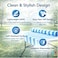 LAVISH HDPE Sufra Roll Disposable Table Covers &ndash; Anti-Bacterial, 12 Rolls, 240 Sheets, 100 x 100 cm Perforated Tablecloth