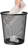 LAVISH 3 Pcs Steel Round Mesh Wastebasket Recyling Bin,Rubbish Paper Trash Can Size- 29.5x24.5x34CM for Bathroom, Bedroom, Office