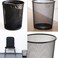 LAVISH 3 Pcs Steel Round Mesh Wastebasket Recyling Bin,Rubbish Paper Trash Can Size- 29.5x24.5x34CM for Bathroom, Bedroom, Office
