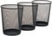 LAVISH 3 Pcs Steel Round Mesh Wastebasket Recyling Bin,Rubbish Paper Trash Can Size- 29.5x24.5x34CM for Bathroom, Bedroom, Office