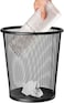 LAVISH 2 Pcs Steel Round Mesh Wastebasket Recyling Bin,Rubbish Paper Trash Can Size- 29.5x24.5x34CM for Bathroom, Bedroom, Office