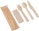 LAVISH [250 Pack] Biodegradable Wooden Cutlery Set with Napkin &ndash; Eco-Friendly &amp; Compostable Utensils &ndash; Disposable Knife, Fork, Spoon, and Napkin for Weddings, Parties &amp; Picnics