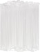 LAVISH 100-Pack Clear Individually Wrapped  Disposable Straws &ndash; 24 CM Extra Long &amp; 8MM Wide, Perfect for Hot &amp; Cold Beverages, Parties &amp; Events