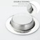 LAVISH Heavy-Duty Stainless Steel Kitchen Sink 2 Pcs Strainer With Wide Rim Easy-Clean, Fits Most Drains, Perfect For Home &amp; Commercial Use