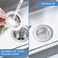 LAVISH Stainless Steel Kitchen 1 Pcs Sink Strainer - Durable 304 Metal, Fits Most Sinks