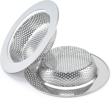 LAVISH Stainless Steel Kitchen 1 Pcs Sink Strainer - Durable 304 Metal, Fits Most Sinks