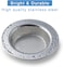 LAVISH 3-Pack Stainless Steel Kitchen Sink Strainers, Large Wide Rim, Sink Drain Filter