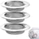 LAVISH 3-Pack Stainless Steel Kitchen Sink Strainers, Large Wide Rim, Sink Drain Filter