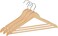 LAVISH 3-Pack Plastic Clothes Hangers &ndash; Non-Slip Suit Hangers with 360&deg; Swivel Hook &amp; Notches &ndash; Durable, Smooth-Finish Coat Hangers for Dresses, Jackets &amp; Shirts