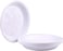 LAVISH 25Pcs White Plastic Plates - 10 Inch (26cm) Lightweight &amp; Durable Food Plates for Weddings, Birthdays, Picnics, Camping, BBQs &amp; Catering
