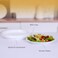 LAVISH 25Pcs White Plastic Plates - 10 Inch (26cm) Lightweight &amp; Durable Food Plates for Weddings, Birthdays, Picnics, Camping, BBQs &amp; Catering