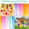 LAVISH 8-Roll Crepe Paper Streamers &ndash; Rainbow Party Decorations for Birthdays, Weddings, Baby Showers, Bridal Showers &amp; DIY Craft Projects