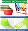 LAVISH 12-Piece Colorful Measuring Cups &amp; Spoons Set   Stackable &amp; Space-Saving   Easy Storage   Random Colors   Perfect for Baking &amp; Cooking