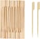 LAVISH Bamboo Skewers [100PCS,15 CM/6 Inch], Sticks for Cocktail, Shish Kabab, Barbeque, Grilling, Appetizers, Food Picks, Wide Flat Paddle Wooden Sticks