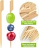 LAVISH Bamboo Skewers [100PCS,15 CM/6 Inch], Sticks for Cocktail, Shish Kabab, Barbeque, Grilling, Appetizers, Food Picks, Wide Flat Paddle Wooden Sticks