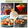 LAVISH Natural Bamboo Skewers, 100-Pack, 6-Inch Wooden Sticks for BBQ, Grilling, Kabobs, Fruit, Appetizers, Cocktail, Chocolate Fountain &amp; Crafts