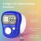 LAVISH Electronic Finger Counter 8 Pack &ndash; 5-Digit LCD Display EQ Clicker, Mechanical Hand Tally Tasbih Digital Tracker for Muslim Prayer, Mini Handheld Clicker