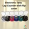 LAVISH Digital Tasbeeh Finger Counter 12 Pack   LED 5-Digit Clicker with Adjustable Ring for Prayer &amp; Counting