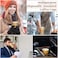 LAVISH 4oz Disposable Brown Ripple Cups   25 Pcs Insulated Paper To Go Cups   Leak-Proof, Heat-Resistant for Hot/Cold Drinks, Travel, Office, Cafes