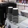 LAVISH 4oz Disposable Black Ripple Cups   25 Pcs Insulated Paper To Go Cups   Leak-Proof, Heat-Resistant for Hot/Cold Drinks, Travel, Office, Cafes