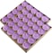 LAVISH 100 Pcs Purple Tea Light Candles Unscented &ndash; Long Burning, Dripless &amp; Smokeless &ndash; Use for Meditation, Aromatherapy, Events &amp; Occasions