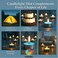 LAVISH 100 Pcs Blue Tea Light Candles Unscented &ndash; Long Burning, Dripless &amp; Smokeless &ndash; Ideal for Weddings, Ceremonies, Church, and Peaceful D&eacute;cor