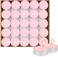 LAVISH 50 Pcs Pink Tea Light Candles Unscented &ndash; Long Burning, Dripless &amp; Smokeless &ndash; Ideal for Weddings, Ceremonies, Church, and Peaceful D&eacute;cor