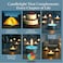 LAVISH 50 Pcs Blue Tea Light Candles Unscented &ndash; Long Burning, Dripless &amp; Smokeless &ndash; Ideal for Weddings, Ceremonies, Church, and Peaceful D&eacute;cor