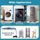 LAVISH Adjustable Washing Machine Stand with Wheels &ndash; Heavy Duty Movable Refrigerator Base, Anti-Slip, 138KG Load, Expandable 56&times;56cm