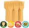 LAVISH Wooden Fork [50 Pcs-16cm] &ndash; Disposable Birchwood Utensils   Eco-Friendly, Biodegradable, Compostable &amp; Plastic-Free for Party &amp; Travel