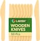 LAVISH Wooden Knife [50 Pcs-16cm] &ndash; Disposable Birchwood Utensils   Eco-Friendly, Biodegradable, Compostable &amp; Plastic-Free for Party &amp; Travel