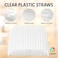 LAVISH Jumbo Smoothie Straws 25-Pack   12mm Wide, 21cm Long   Clear Boba Straws   Individually Wrapped   BPA-Free, Food-Grade   For Milkshakes, Smoothies, Juice, Bubble Tea