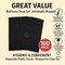 LAVISH 100 Black Smoothie Straws   Jumbo 12mm Wide, 21cm Long   Individually Wrapped, BPA-Free   Thick Disposable Boba Straws for Milkshakes, Juice, Bubble Tea, Slushies