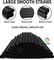 LAVISH 100 Black Smoothie Straws   Jumbo 12mm Wide, 21cm Long   Individually Wrapped, BPA-Free   Thick Disposable Boba Straws for Milkshakes, Juice, Bubble Tea, Slushies