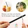 LAVISH 100 Black Smoothie Straws   Jumbo 12mm Wide, 21cm Long   Individually Wrapped, BPA-Free   Thick Disposable Boba Straws for Milkshakes, Juice, Bubble Tea, Slushies