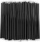 LAVISH 100 Black Smoothie Straws   Jumbo 12mm Wide, 21cm Long   Individually Wrapped, BPA-Free   Thick Disposable Boba Straws for Milkshakes, Juice, Bubble Tea, Slushies