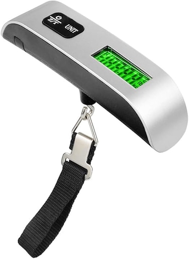 LAVISH Travel Luggage Scale Digital &ndash; Portable LCD Weighing Scale up to 50kg for Suitcases &amp; Baggage