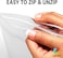 LAVISH Clear Ziplock Bags 10x15CM - 25 Pack   Resealable Plastic Storage Pouches   Food-Grade, Leakproof &amp; Reusable   For Food, Jewelry, Travel, Packing, Storage &amp; Organization