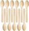 LAVISH 50 Pcs Small Wooden Spoons 4.5 Inch &ndash; Natural Biodegradable Dessert Spoons for Ice Cream, Snacks, Weddings, Buffet, Kids Parties &amp; More &ndash; Plastic-Free Cutlery Set