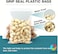 LAVISH Clear Ziplock Bags 18x21CM - 25 Pack   Resealable Plastic Storage Pouches   Food-Grade, Leakproof &amp; Reusable   For Food, Jewelry, Travel, Packing, Storage &amp; Organization
