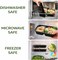 LAVISH Microwave Disposable Rectangular Food Containers with Lids   2 Compartment-12 Pack   Meal Prep Containers, Plastic Lunch &amp; Takeaway Boxes for Kitchen Food Storage