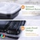 LAVISH Microwave Disposable Rectangular Food Containers with Lids   2 Compartment-50 Pack   Meal Prep Containers, Plastic Lunch &amp; Takeaway Boxes for Kitchen Food Storage