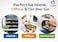 LAVISH Microwave Disposable Rectangular Food Containers with Lids   5 Compartment-24 Pack   Meal Prep Containers, Plastic Lunch &amp; Takeaway Boxes for Kitchen Food Storage