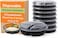 LAVISH Microwave Disposable Round Food Containers with Lids   3 Compartment-50 Pack   Meal Prep Containers, Plastic Lunch &amp; Takeaway Boxes for Kitchen Food Storage
