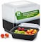 LAVISH Microwave Disposable Rectangular Food Containers with Lids   8Oz -24 Pack   Meal Prep Containers for Kitchen Food Storage, Plastic Lunch &amp; Takeaway Boxes