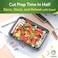 LAVISH Microwave Disposable Rectangular Food Containers with Lids   24Oz -24 Pack   Meal Prep Containers for Kitchen Food Storage, Plastic Lunch &amp; Takeaway Boxes